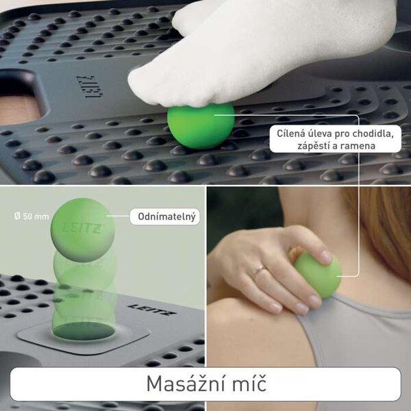 Protiúnavová podložka Leitz Ergo - pro práci vestoje, 60,5 x 68,1 x