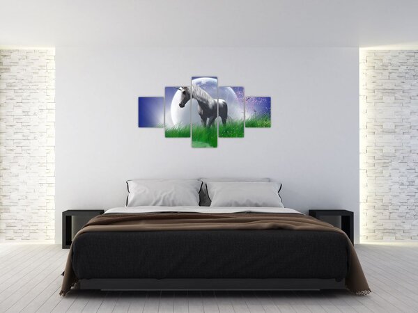 Obraz jednorožce (125x70 cm)