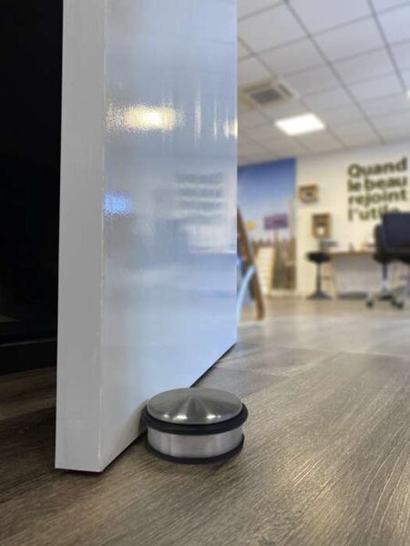Podlahová dveřní zarážka DOORSTOP - nerez