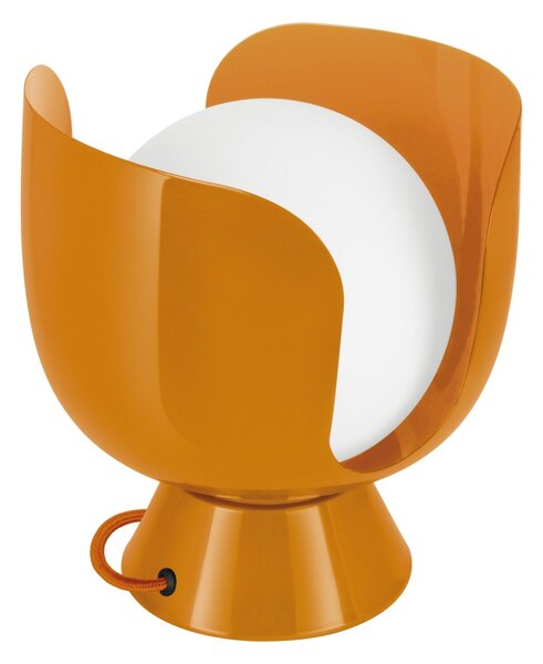 Retro stolní lampička Chalice Oranžová