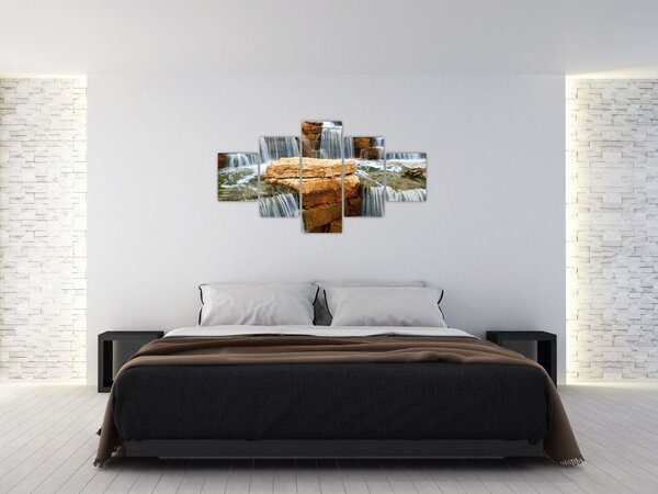 Obraz vodopádu (125x70 cm)