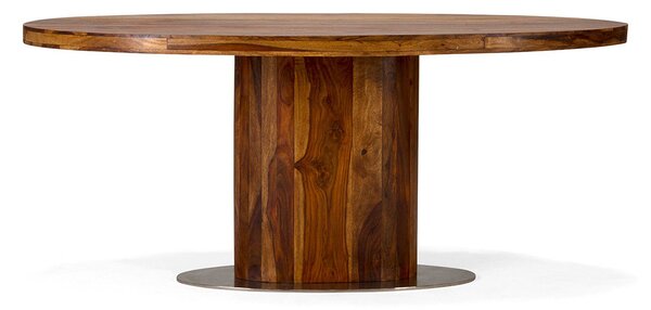 Massive home | Dřevěný oválný jídelní stůl Colette masiv palisandr MH1187W