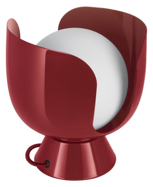 Retro stolní lampička Chalice Červená
