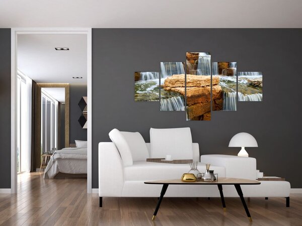 Obraz vodopádu (125x70 cm)