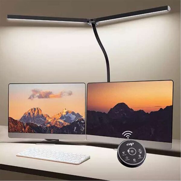 Stolní LED lampa Albatross - k upevnění na stůl, stmívatelná, černá