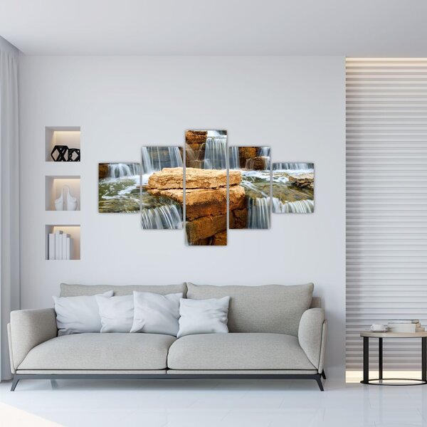 Obraz vodopádu (125x70 cm)