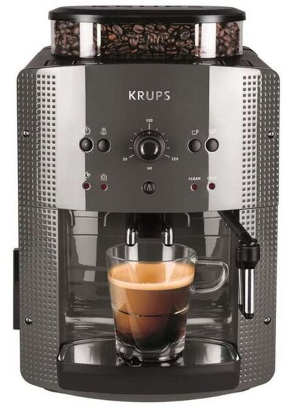 Automatický kávovar Krups EA810B - 15 bar, nejmenší plnoautomat na