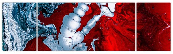 Obraz abstraktních skvrn (170x50 cm)