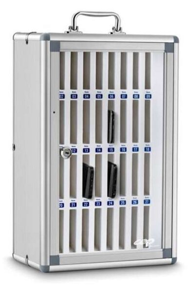 Box na mobilní telefony Mobisafe - pro 36 ks, šedý