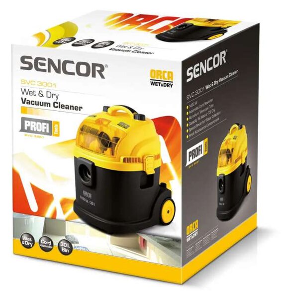 Víceúčelový vysavač Sencor SVC 3001 Wet & Dry - mokré i suché