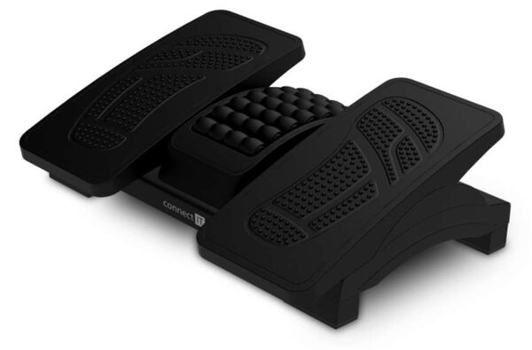 Podpěra nohou Connect IT FOR HEALTH DoubleLegPad PRO – černá