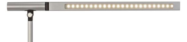 Stolní LED lampa MAULrubia - stmívatelná, stříbrná