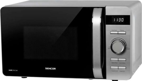 Mikrovlnná trouba Sencor SMW 5217SL – 17 l, 800 W, stříbrná
