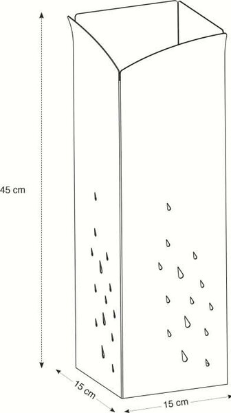 Stojan na deštníky Pluie - bílý