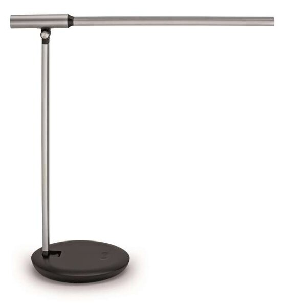 Stolní LED lampa MAULrubia - stmívatelná, stříbrná