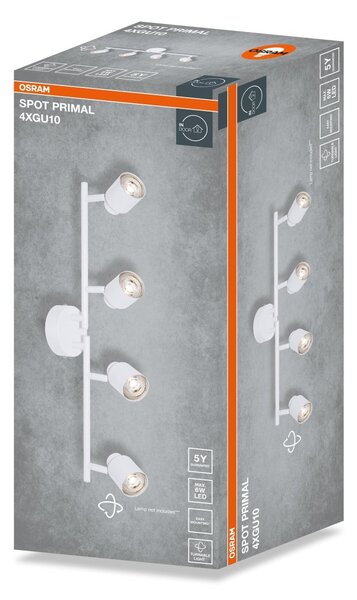 Bílá Bodovka LED SPOT PRIMAL 4xGU10 580 mm