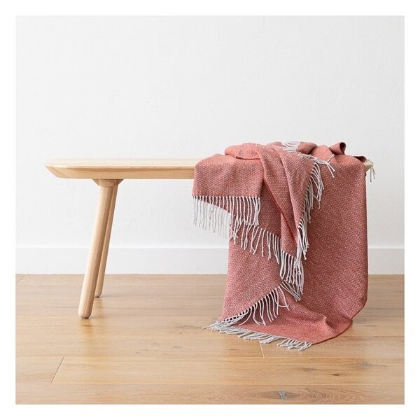 LinenMe Terra Cota Cotton Throw Valeria