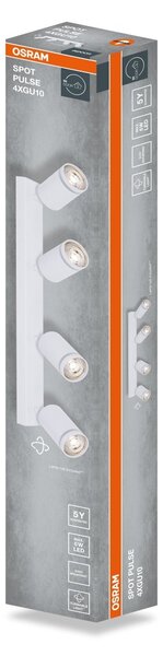 Bílá Bodovka PULSE 4xGU10 490 mm