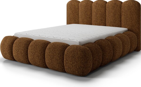 Eltap Čalouněná postel Oloroso s úložným prostorem Materiál a barva potahu: Kendell 22 - hnědá, Rozměr: 140x200