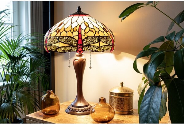 Stínidlo Tiffany Dragonfly - Ø 40 cm - Clayre & Eef