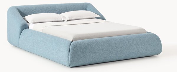 Čalouněná bouclé postel Sofia