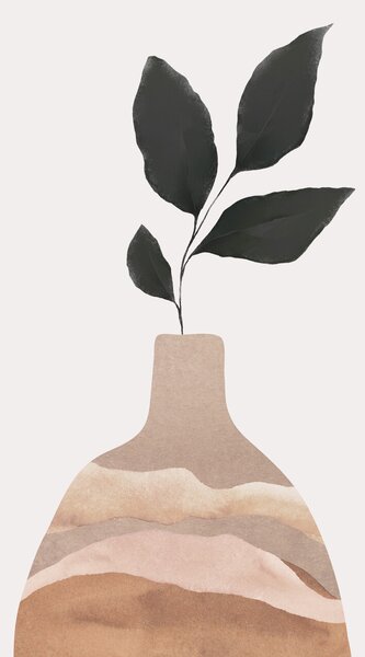 Ilustrace Vase layers, Melloi Art Prints, (26.7 x 40 cm)
