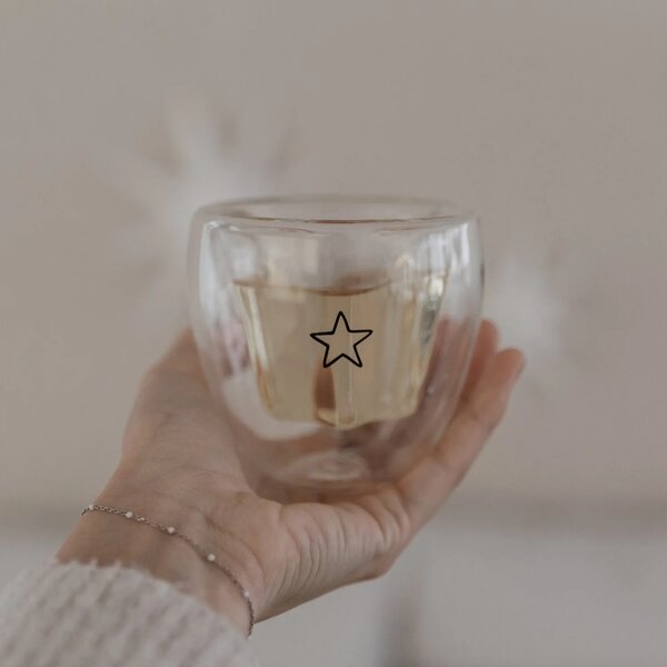 Eulenschnitt Dvoustěnná sklenice Star - 200 ml ELS115