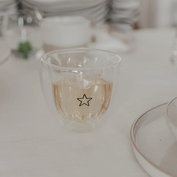 Eulenschnitt Dvoustěnná sklenice Star - 200 ml ELS115