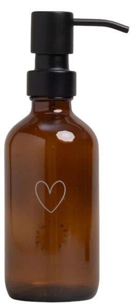 Eulenschnitt Skleněný dávkovač mýdla Heart - 250 ml ELS118