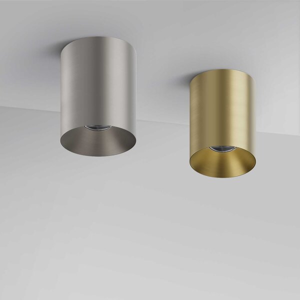 Arco LED přisazené kovové svítidlo Ra>90 antiglare Ø52mm - 8WČerná