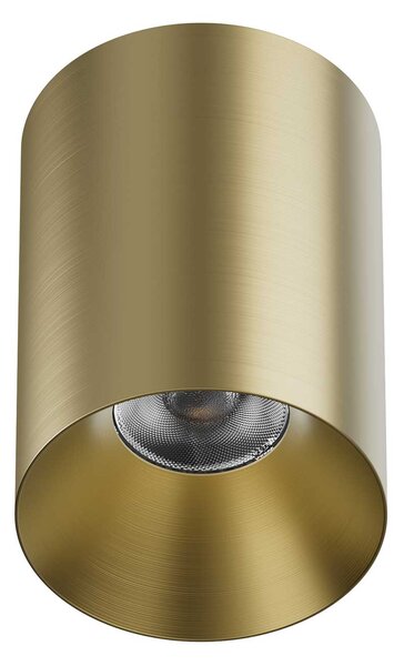 Arco LED přisazené kovové svítidlo Ra>90 antiglare Ø52mm - 8WZlatá