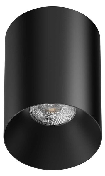 Arco LED přisazené kovové svítidlo Ra>90 antiglare Ø52mm - 8WČerná