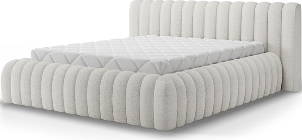 Eltap Čalouněná postel Carilla s úložným prostorem Materiál a barva potahu: Royal 01 - bílá, Rozměr: 140x200