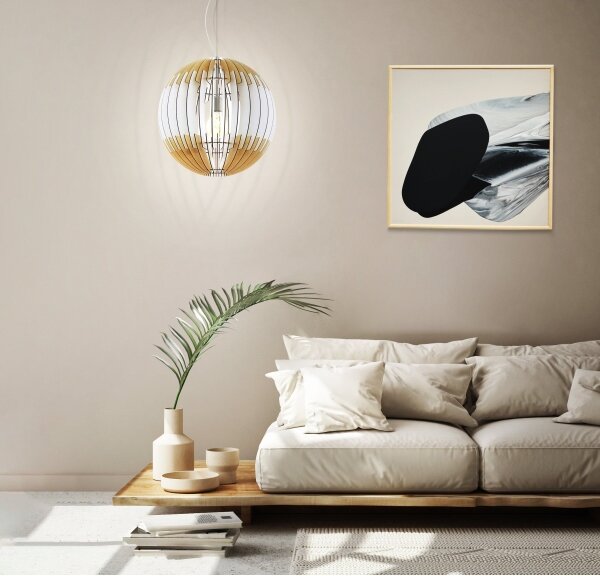 Eglo 32847 - Lustr na lanku OLMERO 1xE27/60W/230V