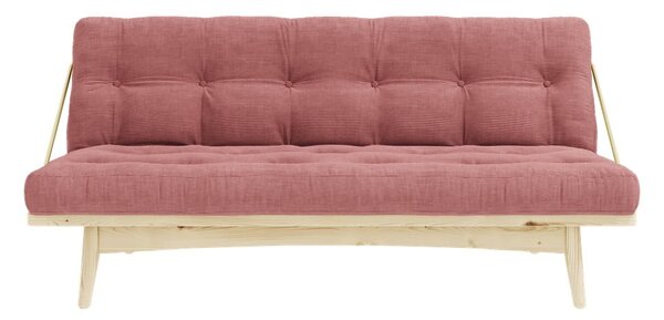 Růžová manšestrová rozkládací pohovka 190 cm Folk – Karup Design