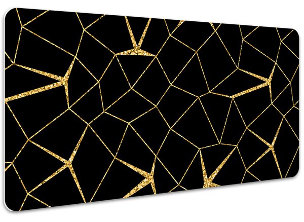 Ochranná podložka na stůl Mosaic zlato a černé