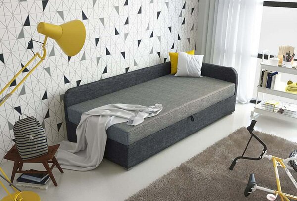 Čalouněná postel VALESKA 80x200, šedá