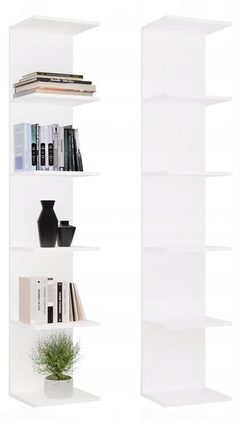 Regál TopEshop 35 cm x 180 cm x 30 cm bílý