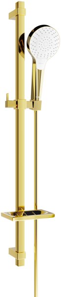 Mexen sprchový set DQ05, zlatá/bílá, 785054581-50