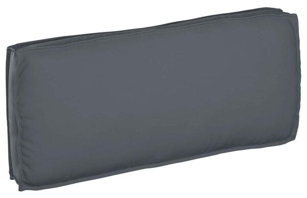 Polštář Antracit 120 x 50 x 12 cm Oxford látka