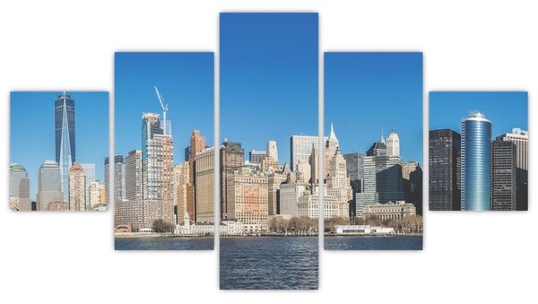 Obraz - Manhattan v New Yorku (125x70 cm)