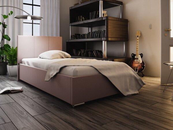 Jednolůžková postel 90x200 FLEK 6 - růžová
