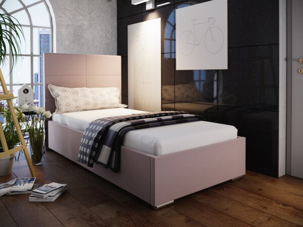 Jednolůžková postel 80x200 FLEK 4 - růžová