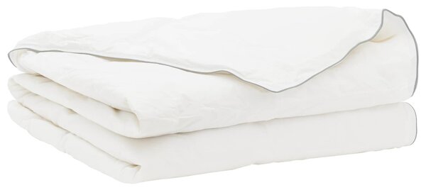 Přikrývka FULDA 200 x 200 cm Léto 100 GSM 90% husí peří Bílá