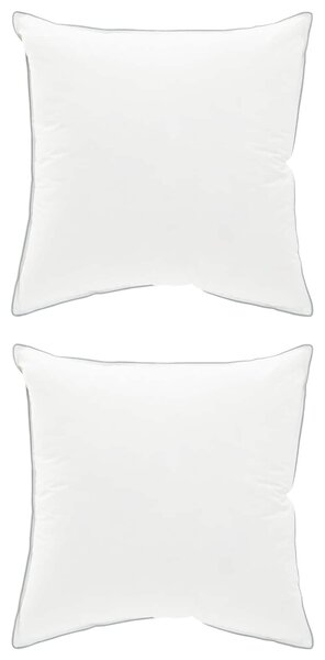 Polštář 2 pcs 65 x 65 cm Australská vlna Bílá