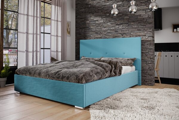 Manželská postel 180x200 FLEK 2 - modrá