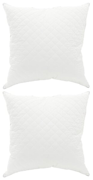 Polštář FULDA 2 pcs 65 x 65 cm 100% husí peří a peří Bílá