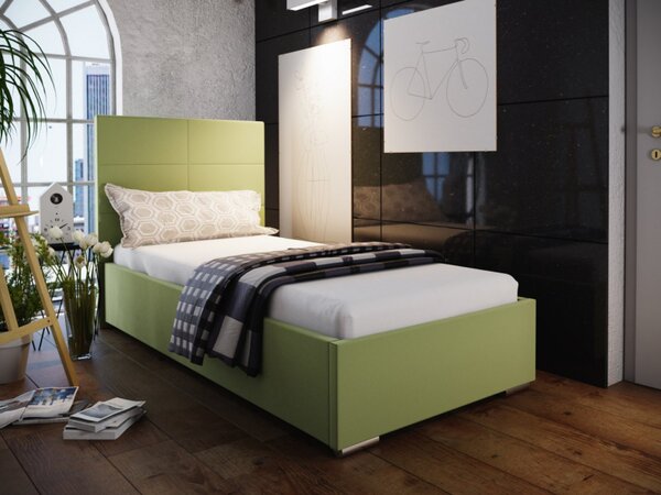 Jednolůžková postel 90x200 FLEK 4 - žlutá