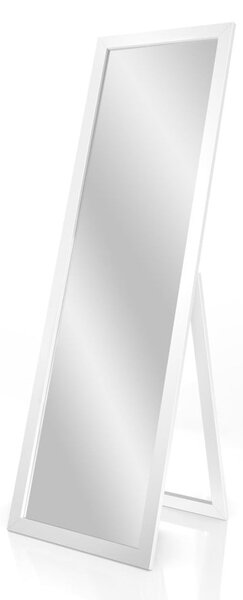 Stojací zrcadlo v bílém rámu Styler Sicilia, 46 x 146 cm