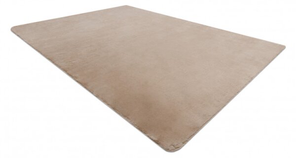 Protiskluzový koberec POSH Shaggy camel, béžový plyš